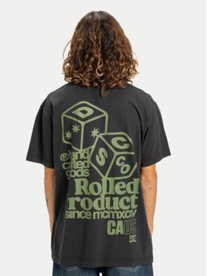 DC Shoes T-Shirt High Rollin EDYZT04367 Czarny Regular Fit
