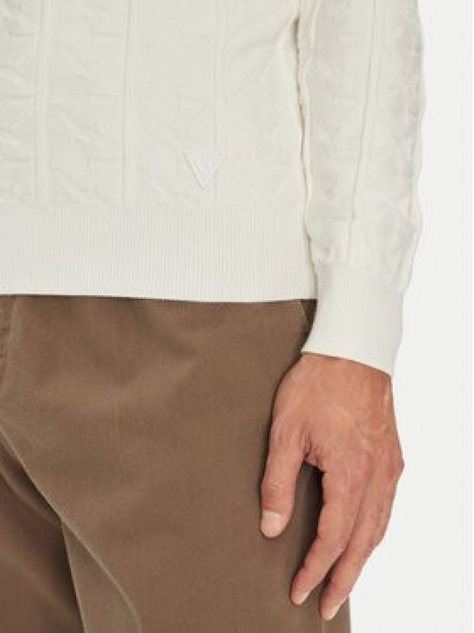 Guess Sweter M5YR07 Z3FC2 Biały Regular Fit