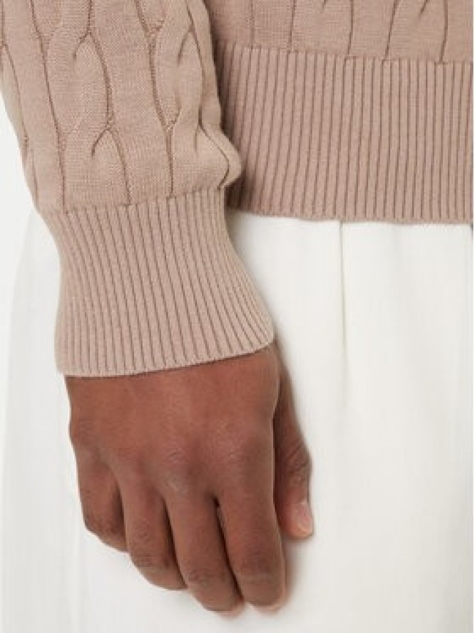 Tommy Hilfiger Sweter MW0MW33132 Beżowy Regular Fit