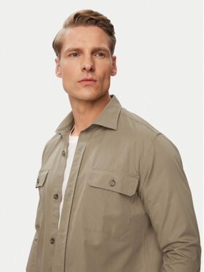 BOSS Koszula H-Rob-Sp-2P-263 50567050 Beżowy ciemny Regular Fit