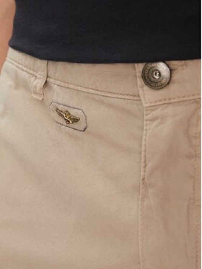 Aeronautica Militare Szorty materiałowe 251BE066CT1122 Beżowy Regular Fit