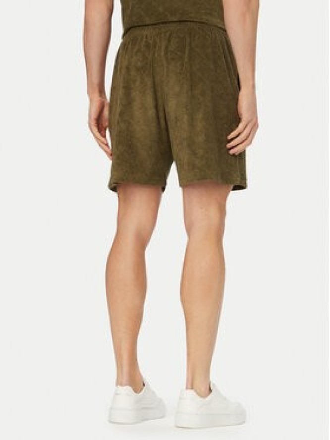 Emporio Armani Szorty sportowe EM000695 AF20449 F7014 Zielony Regular Fit