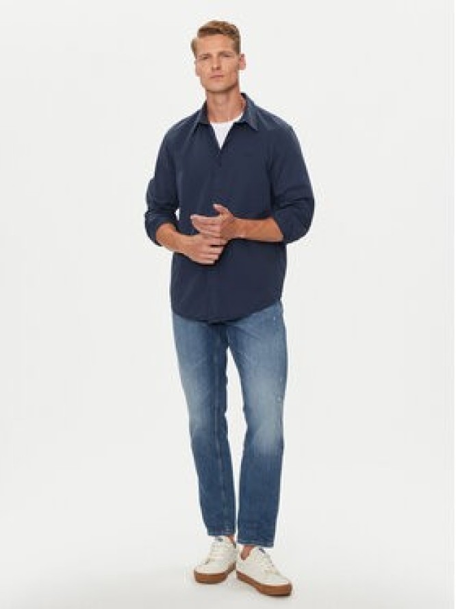 Lee Koszula 112355737 Granatowy Regular Fit