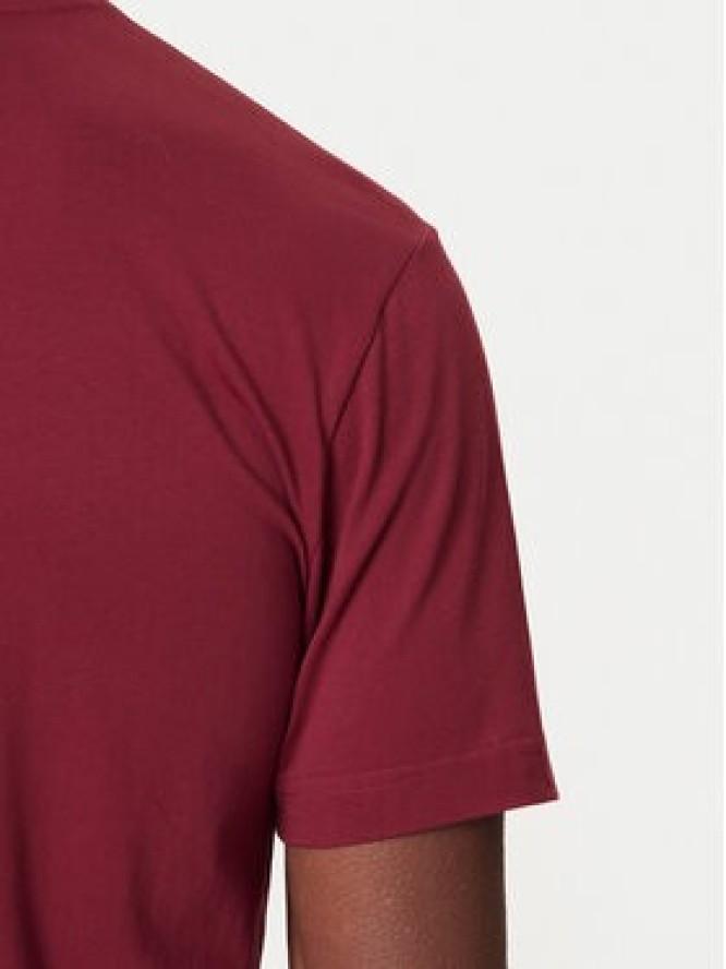 Gant T-Shirt 2004080 Bordowy Regular Fit