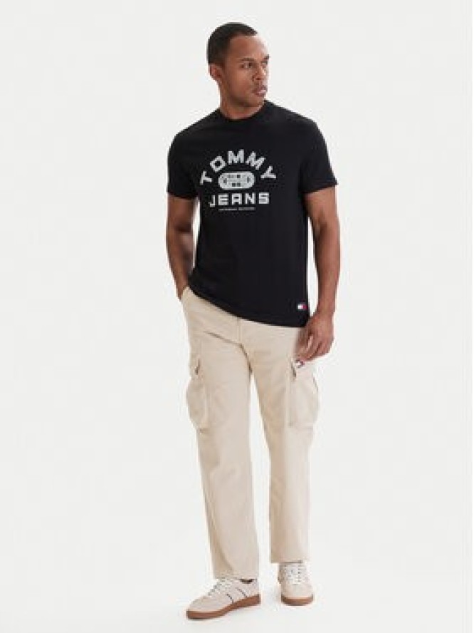 Tommy Jeans T-Shirt DM0DM22551 Czarny Regular Fit