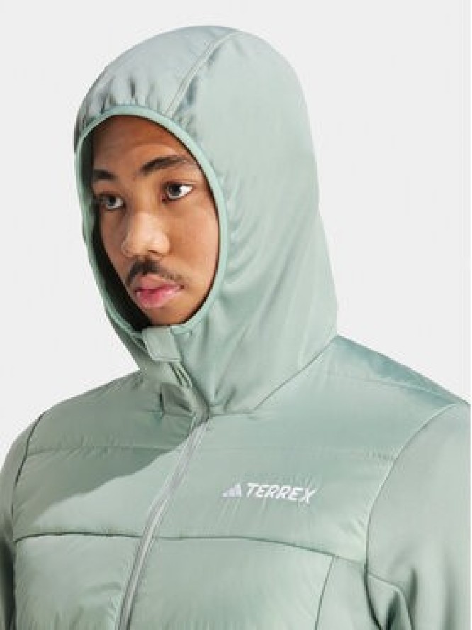 adidas Kurtka outdoor Terrex Multi Hybrid IM8107 Zielony Regular Fit