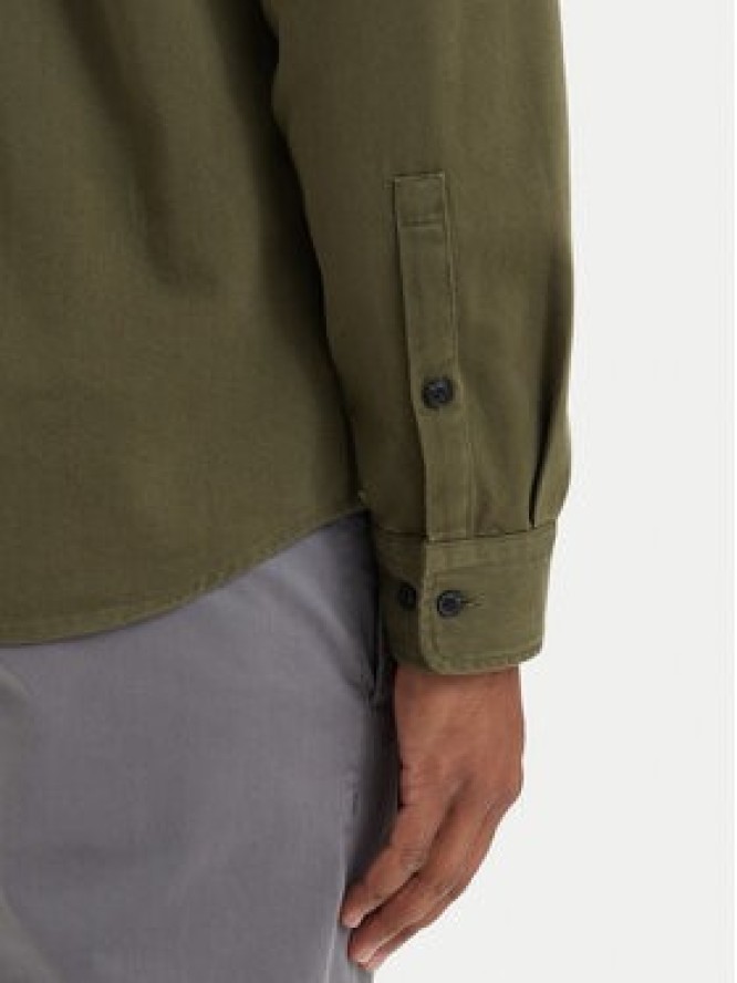 HUGO Koszula Egrin 50566885 Zielony ciemny Regular Fit