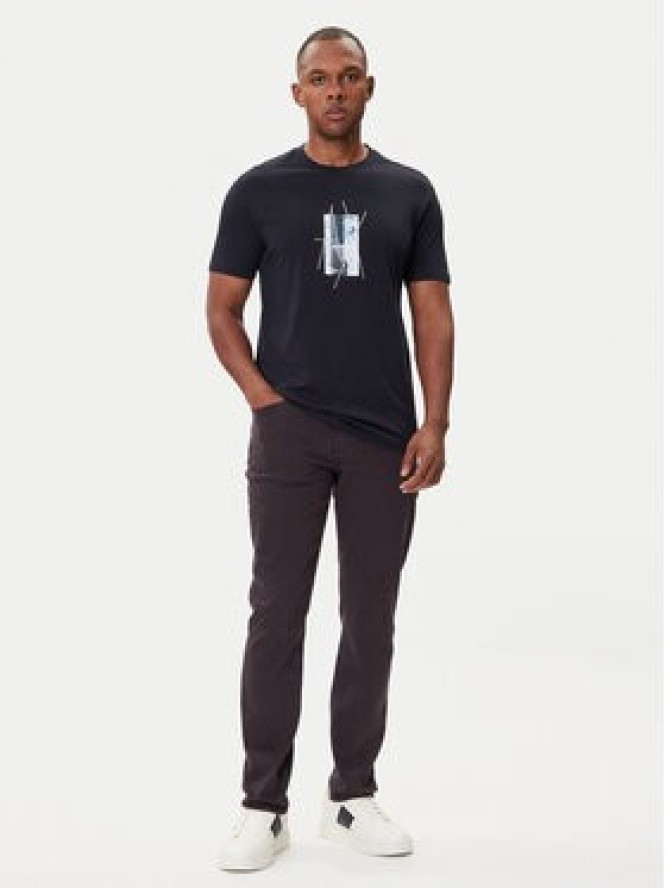 Armani Exchange T-Shirt XM001440 AF10358 UB101 Granatowy Regular Fit
