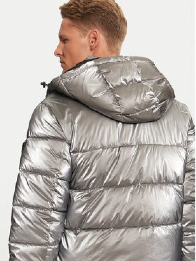 Guess Kurtka zimowa M4BL46 WGJT0 Srebrny Regular Fit