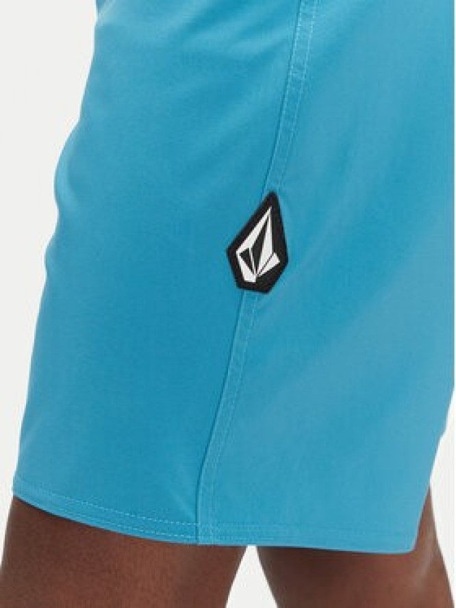 Volcom Szorty kąpielowe Lido Solid A0812416 Niebieski Regular Fit