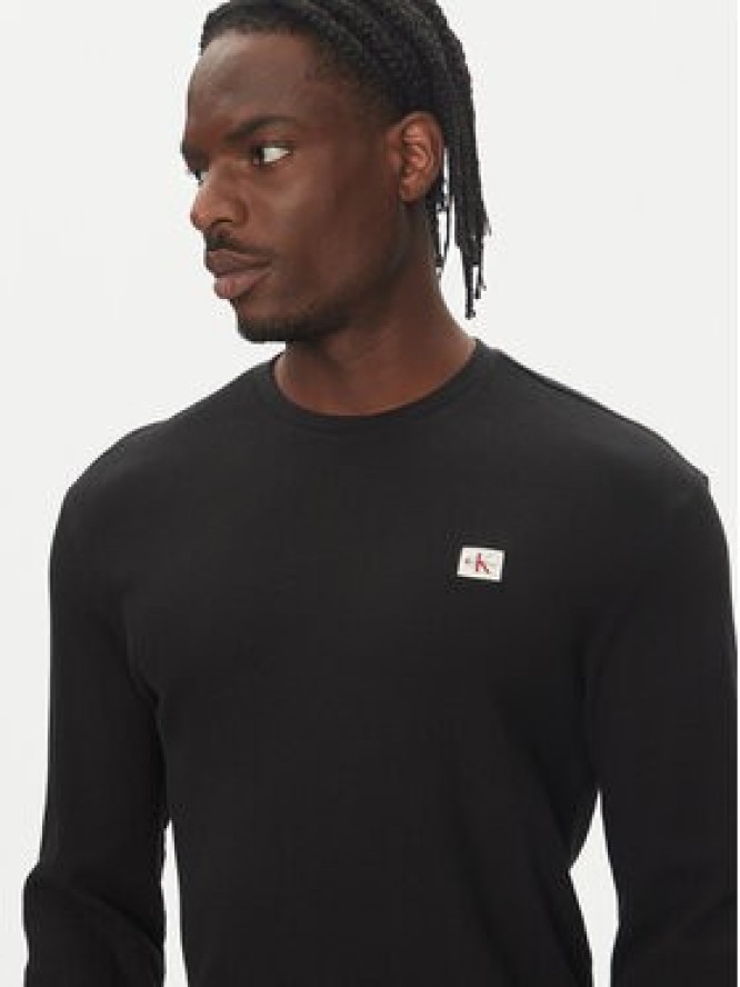 Calvin Klein Jeans Sweter LV040EM217 Czarny Regular Fit