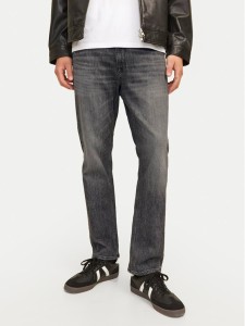 Jack & Jones Jeansy Clark 12258108 Szary Regular Fit