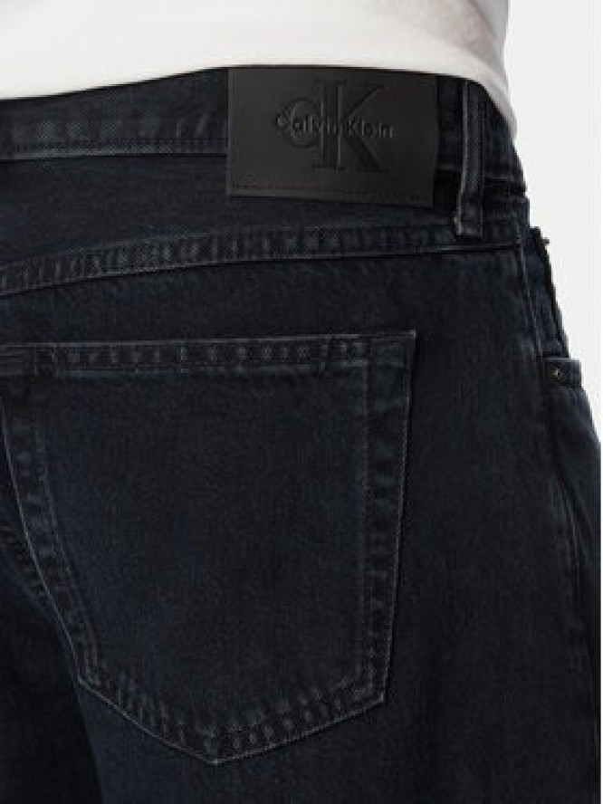 Calvin Klein Jeans Jeansy LV040EM716 Czarny Straight Fit