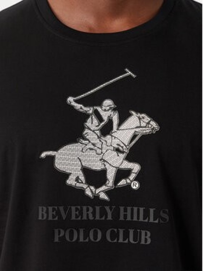 Beverly Hills Polo Club T-Shirt M1619-HR Czarny Regular Fit