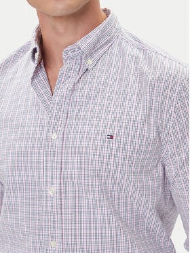 Tommy Hilfiger Koszula MW0MW39459 Różowy Regular Fit