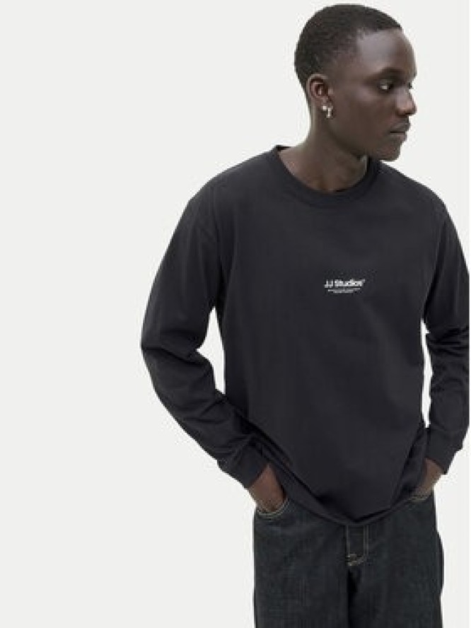 Jack & Jones Longsleeve Soho 12278788 Czarny Relaxed Fit