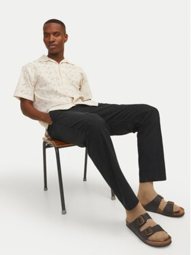 Jack & Jones Spodnie materiałowe Summer 12248606 Czarny Relaxed Fit