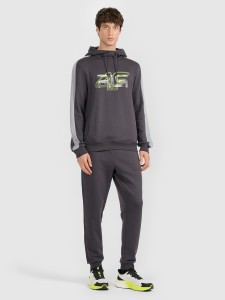 4F Spodnie dresowe joggery męskie 4F x Robert Lewandowski - szare S