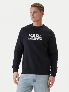 KARL LAGERFELD Bluza 705780 562917 Granatowy Regular Fit