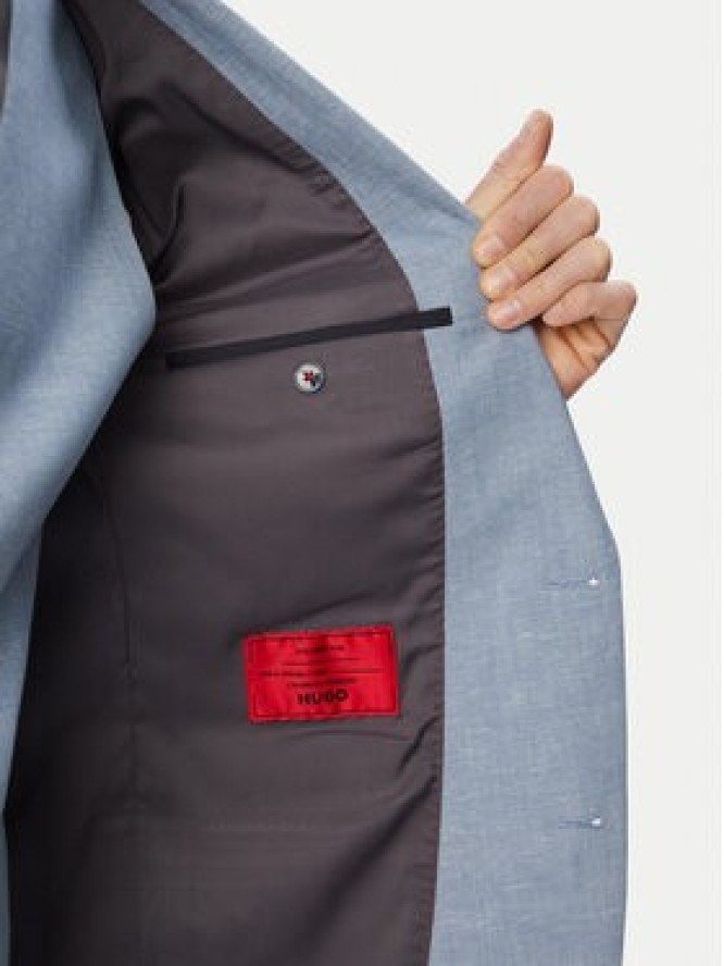 HUGO Garnitur Henry 50559672 Niebieski Slim Fit