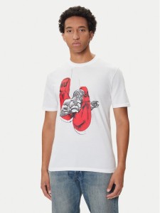 HUGO T-Shirt Diboxer 50542560 Biały Regular Fit