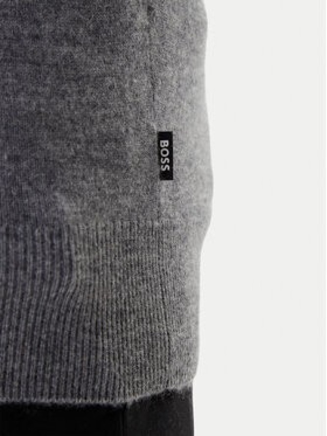 BOSS Sweter H-Hemarlo 50549984 Szary Regular Fit