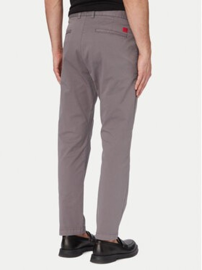 HUGO Chinosy David251D 50530886 Szary ciemny Slim Fit