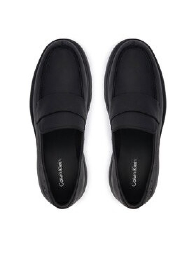Calvin Klein Loafersy Combat Ess Loafer Tu Lth HM0HM02347 Czarny