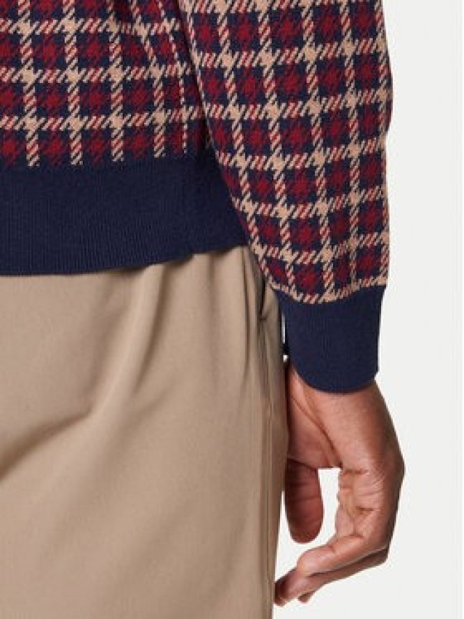 Gant Sweter 8050253 409 Bordowy Regular Fit