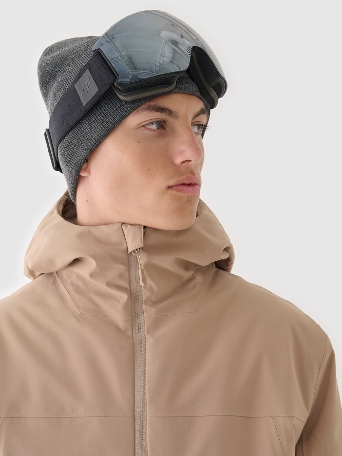 4F Kurtka narciarska membrana 5000 męska - brązowa XL