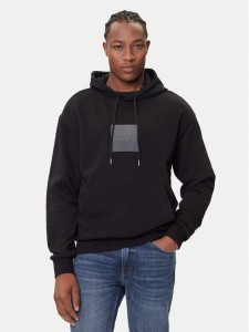 HUGO Bluza Duspliter 50542787 Czarny Relaxed Fit