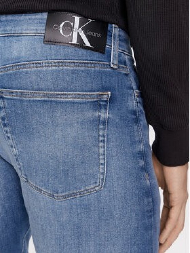 Calvin Klein Jeans Jeansy J30J323685 Niebieski Slim Fit