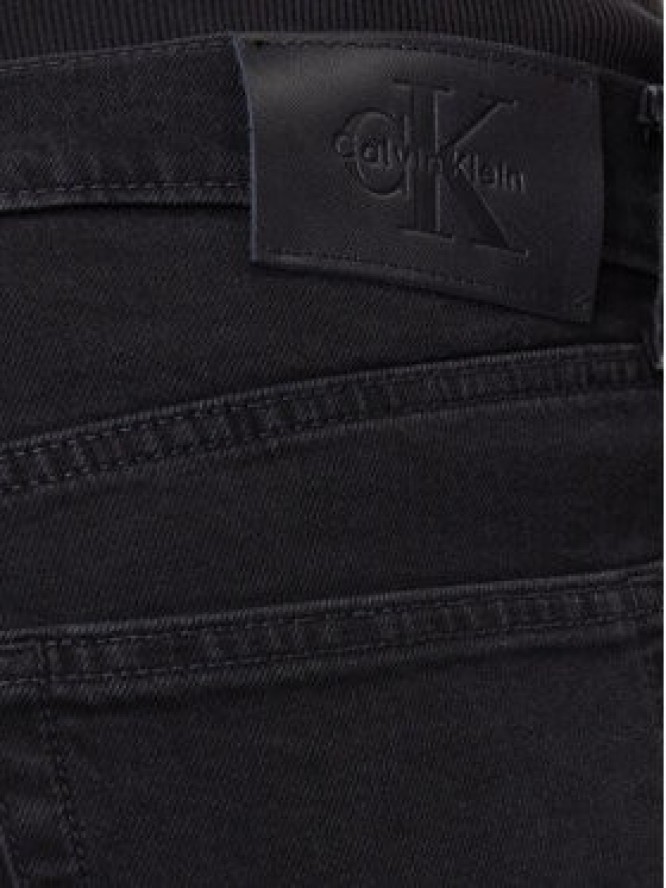Calvin Klein Jeansy LV04RD902G Czarny Slim Fit