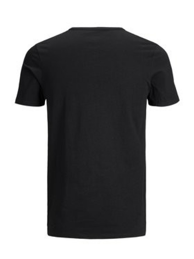 Jack & Jones Komplet 2 t-shirtów Basic 12133914 Czarny Slim Fit