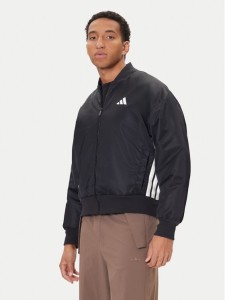 adidas Kurtka bomber Stadium JN1825 Czarny Loose Fit