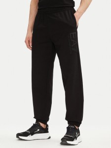 EA7 Emporio Armani Spodnie dresowe 7M000233 AF13512 UC001 Czarny Regular Fit