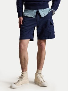 Polo Ralph Lauren Szorty materiałowe 710964027005 Granatowy Relaxed Fit