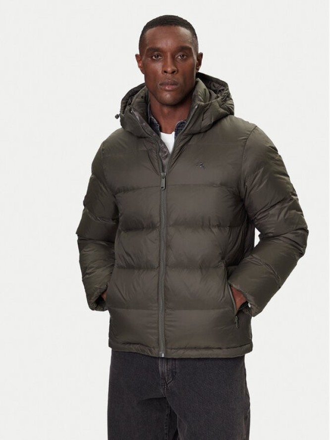Calvin Klein Jeans Kurtka puchowa LV04RC518G Khaki Regular Fit