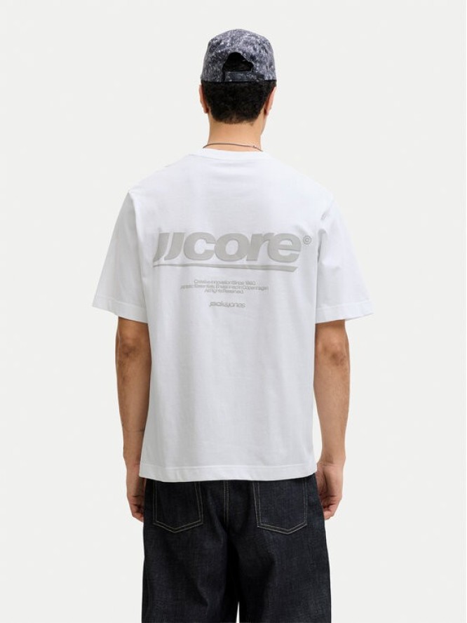 Jack & Jones T-Shirt Club 12289842 Biały Relaxed Fit