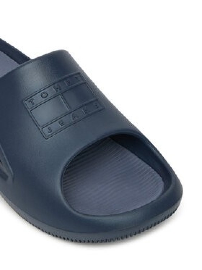Tommy Jeans Klapki Sporty Pool Slide EM0EM01582 Granatowy