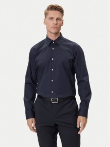 BOSS Koszula H-Joe 50549923 Granatowy Regular Fit