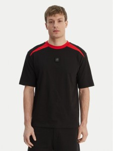 HUGO T-Shirt Dedril_RB 50559670 Czarny Regular Fit