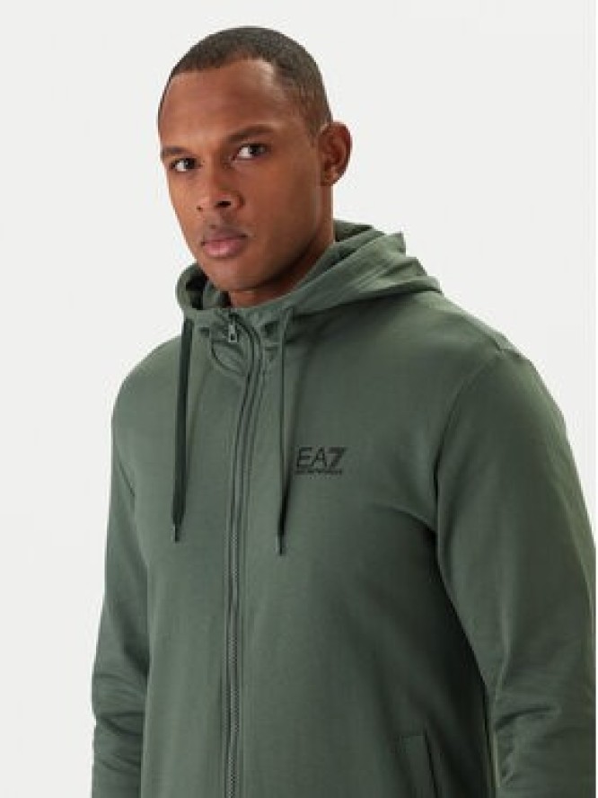 EA7 Emporio Armani Bluza 8NPM33 PJVRZ Zielony Regular Fit