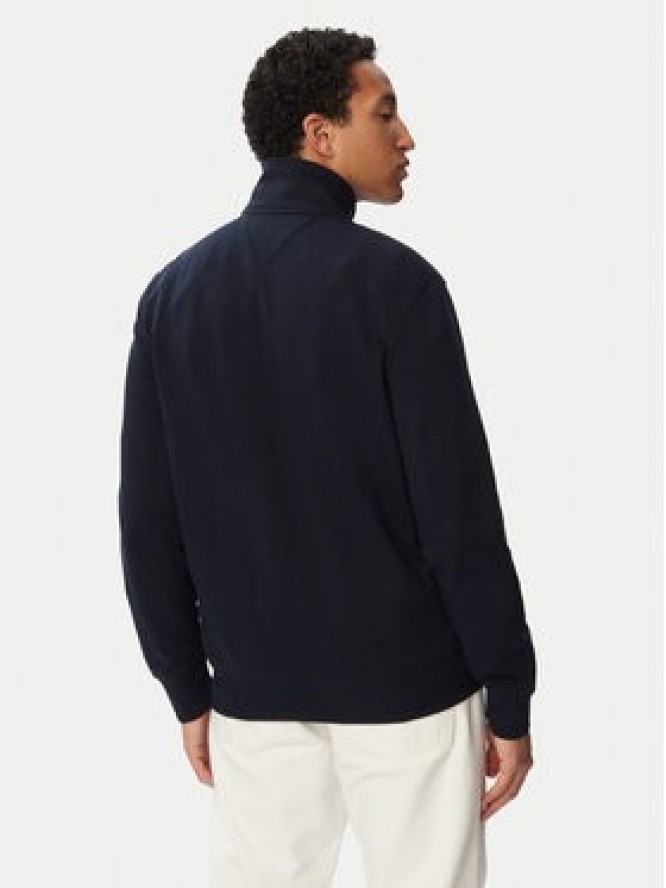 Tommy Hilfiger Bluza Script Stack MW0MW43219 Granatowy Regular Fit