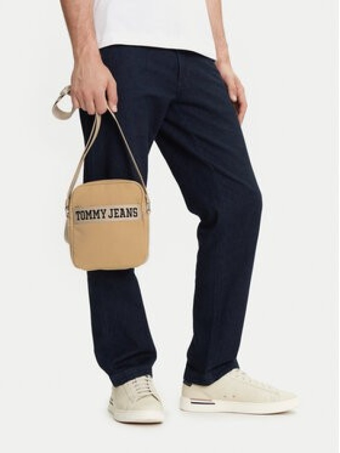 Tommy Jeans Saszetka Retro Cool Reporter AM0AM13277 Beżowy