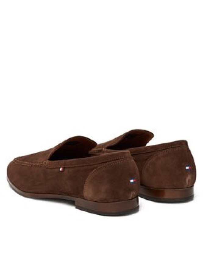 Tommy Hilfiger Mokasyny Hilfiger Flexible Suede Loafer FM0FM05496 Brązowy