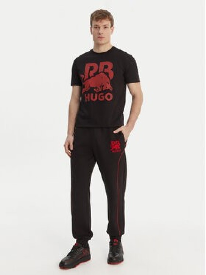 HUGO T-Shirt Dlix_RB 50559696 Czarny Regular Fit