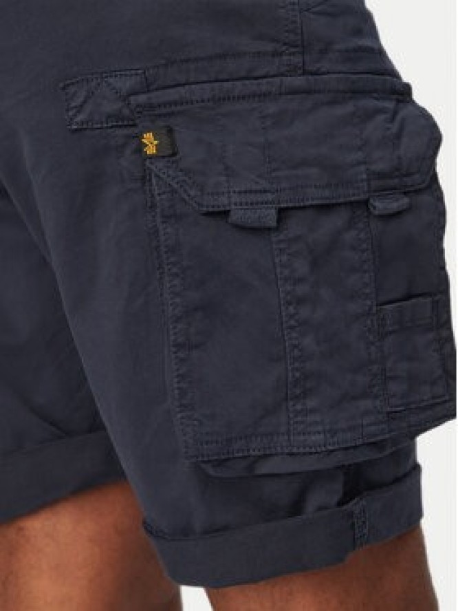 Alpha Industries Szorty materiałowe Crew 176203 Granatowy Regular Fit