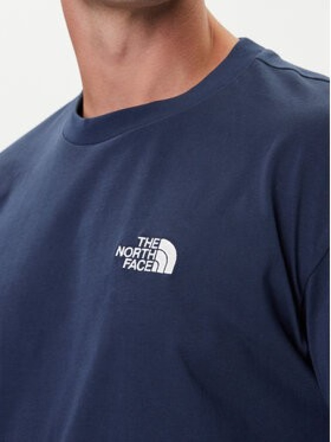 The North Face T-Shirt Simple Dome NF0A87NR Granatowy Oversize