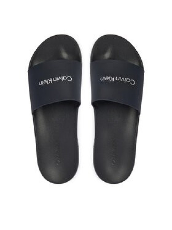 Calvin Klein Klapki Ess Slide Monobrand Cv HM0HM02107 Granatowy